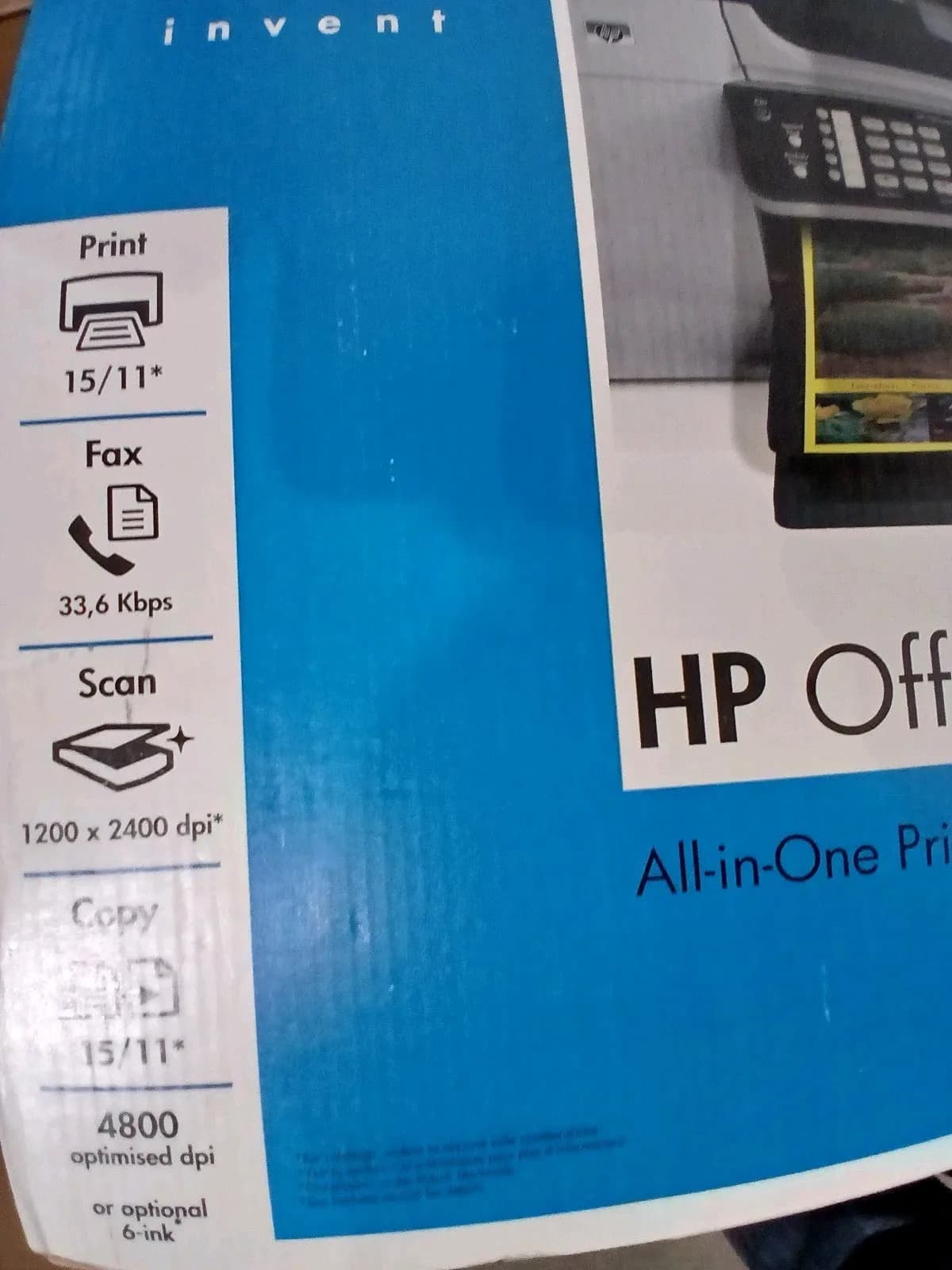 HP OfficeJet 5605 Tintenstrahldrucker 4-in-1-Multifunktionsgerät ADF USB Win 10
