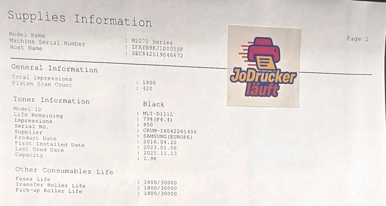 Samsung Xpress M2070W S/W Laserdrucker Multifunktionsgerät A4 USB 2.0 Windows 11