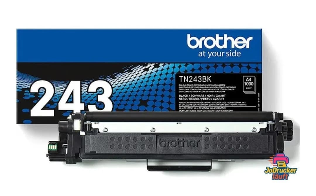 Original Brother TN-243 Toner Schwarz DCP-L 3500Series DCP-L3510CDW DCP-L3517CDW