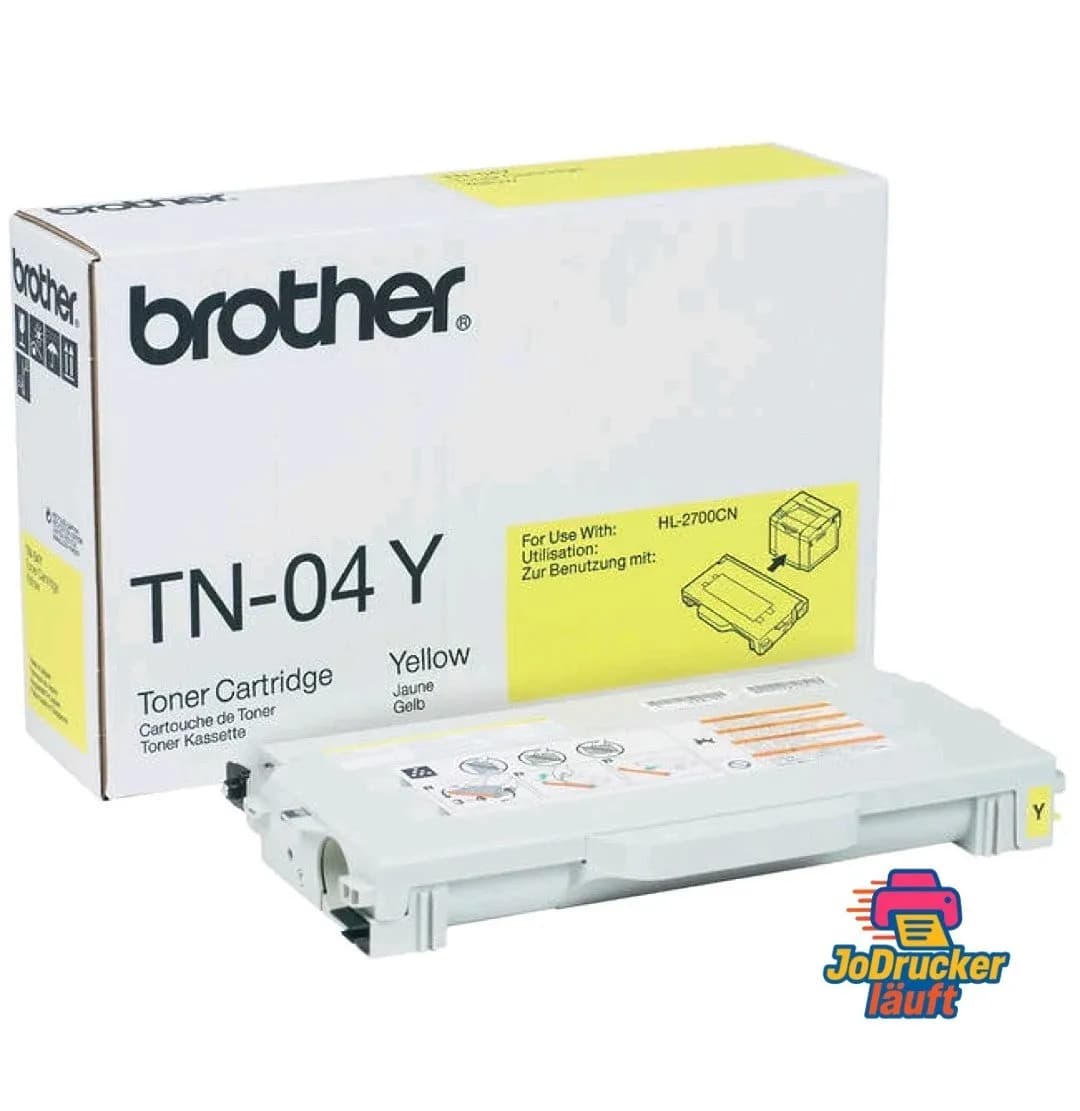 Original Brother Toner TN-04Y für HL 2700CN MFC 9420CN 6.000 Seiten Toner Neu