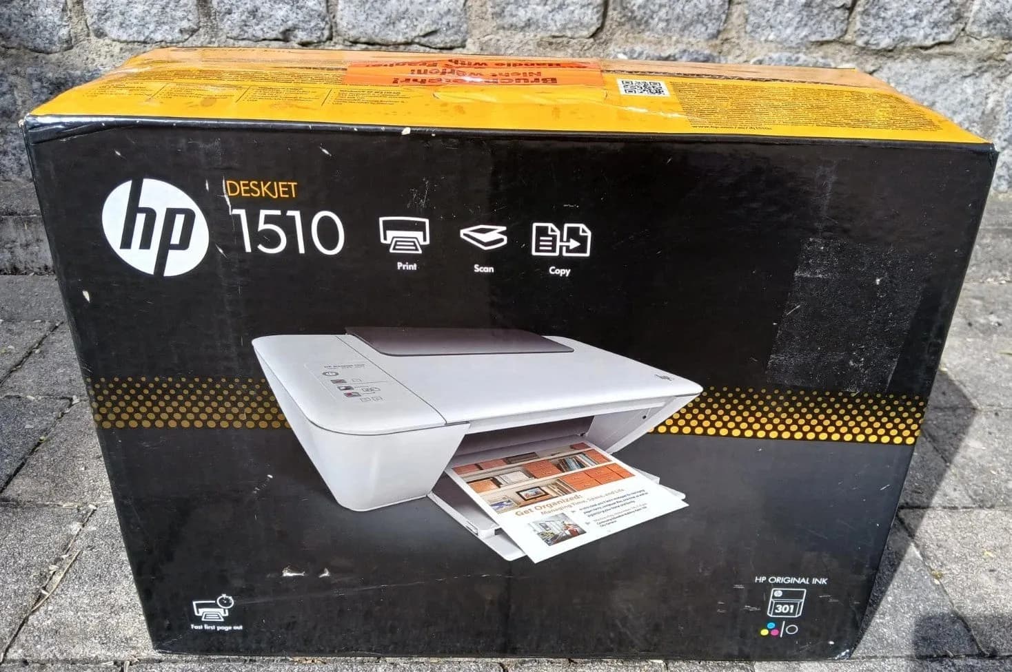 HP Deskjet 1510 1-in-1-Tintenstrahldrucker Druck Scan Kopie USB Win 10 Win XP !