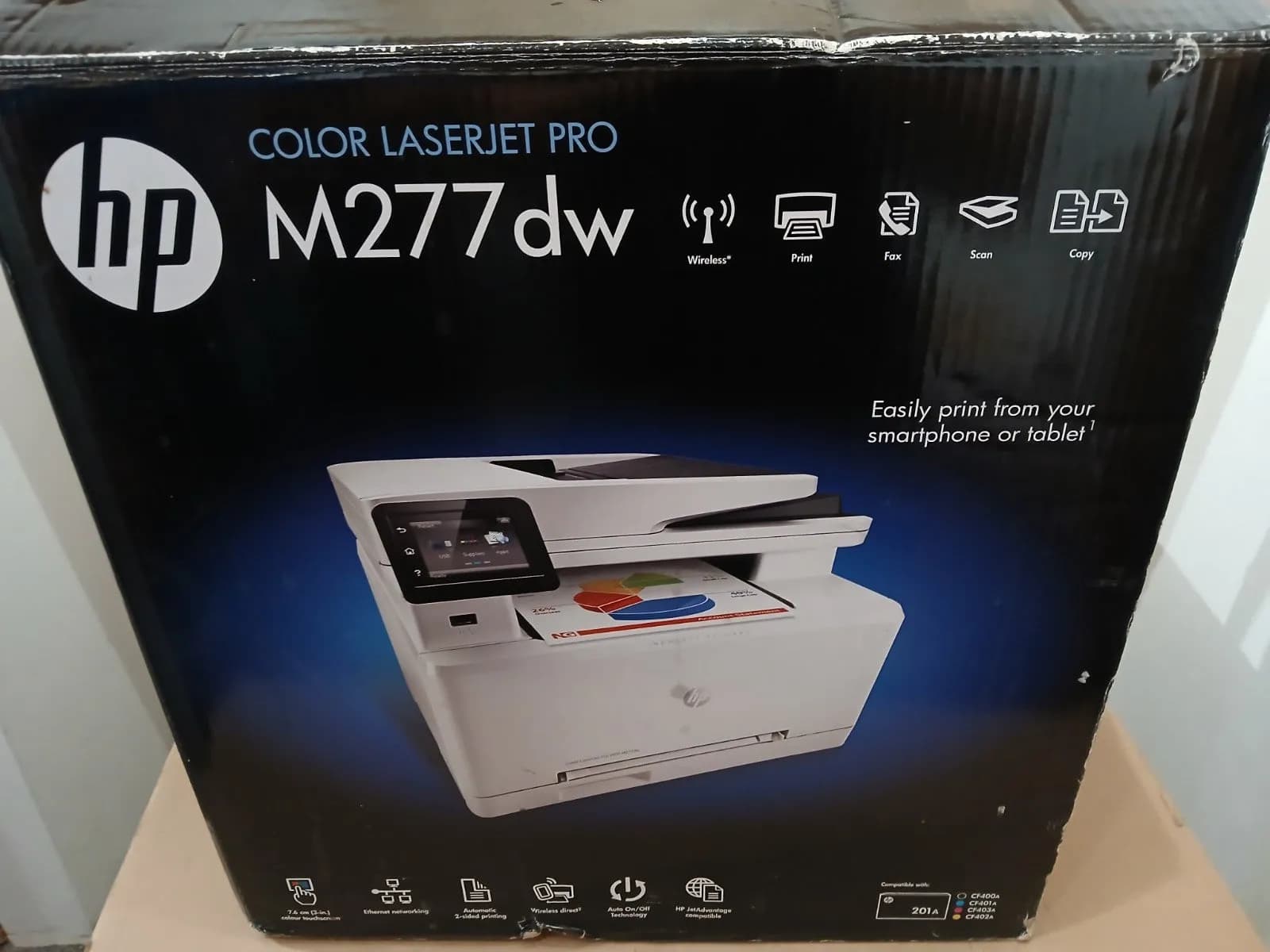 HP Color Laser Jet Pro M277fdw Farblaser Multifunktionsdrucker ADF Duplex Win 11