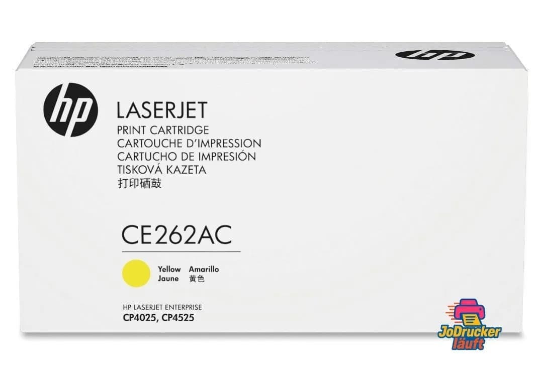 Original HP CE262AC Yellow Gelb für Color Laser Jet & Color Laser Jet Enterprise