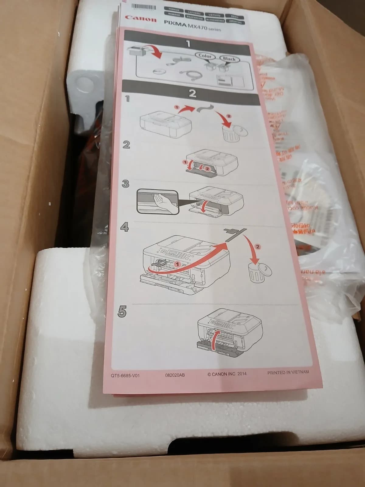 Canon Pixma MX 475 Druck Scan Kopie Fax ADF Wi Fi Direkt WLAN LAN Netzwerk Win11