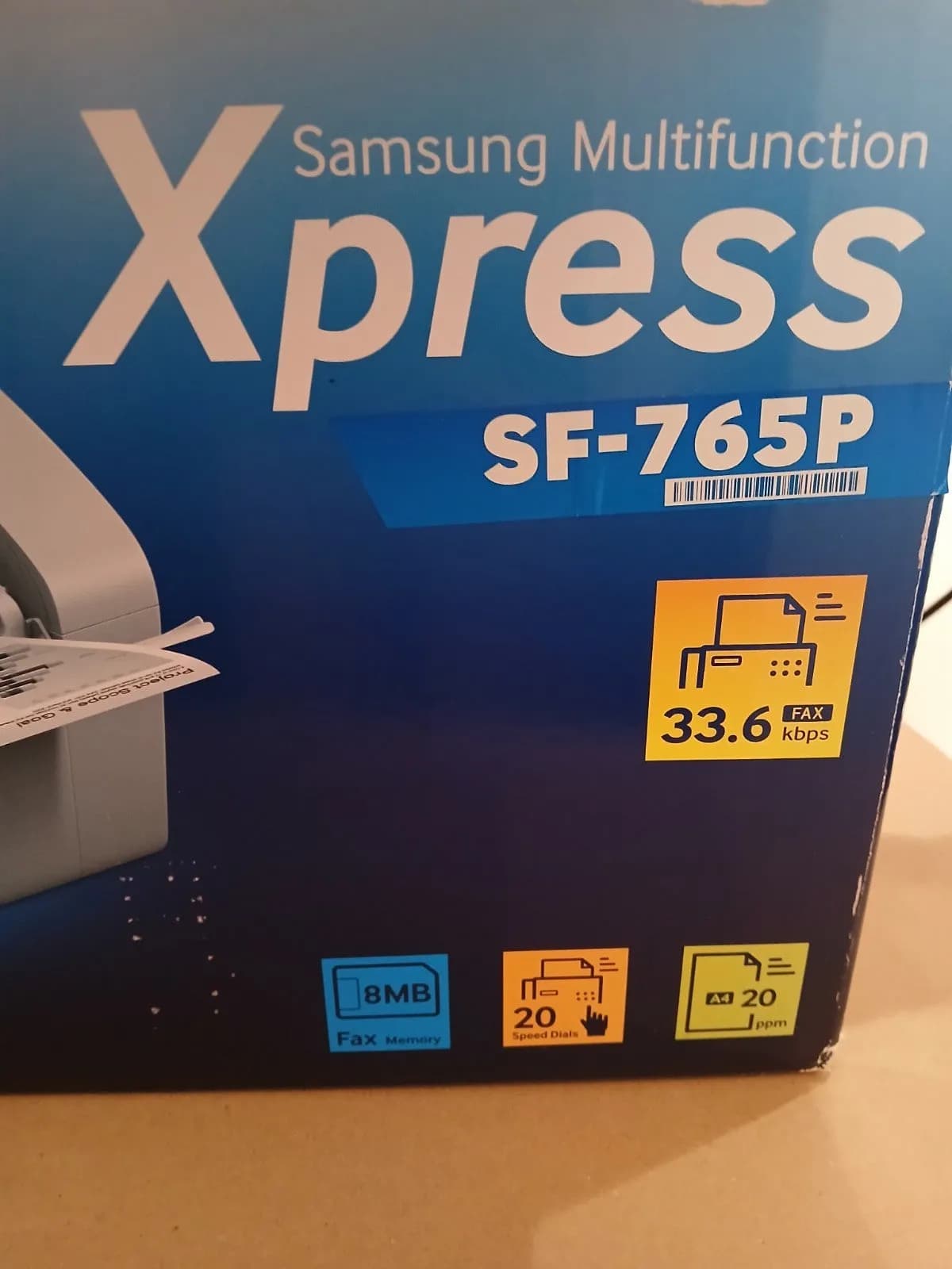 Samsung XPress SF-765P Multifunktionsdrucker Kopie Fax Scan ADF Scan to PC A4 A5