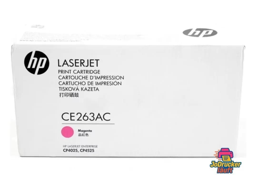 Original HP CE263AC Magenta für Color Laser Jet & Color Laser Jet Enterprise