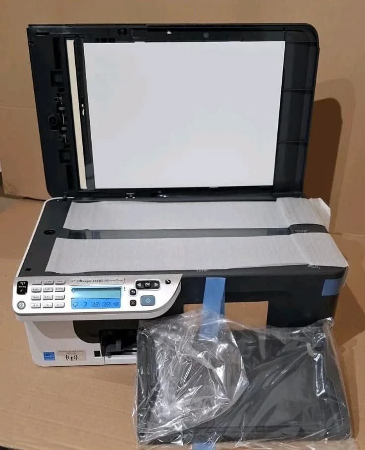 HP Officejet J4680 4-in-1 Tintenstrahldrucker Multifunktionsgerät ADF WLAN Win10