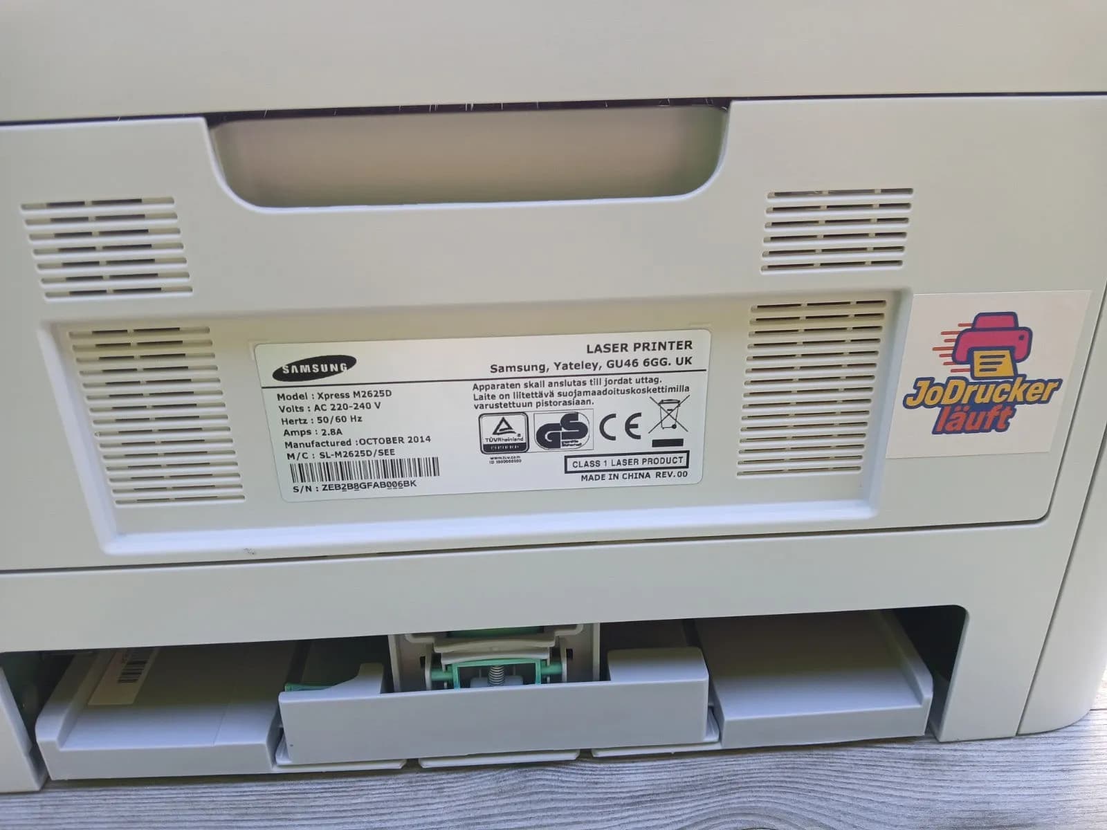 Samsung M2625D Schwarz Weiß Laserdrucker Duplex USB 2.0 A4 Kompakt Windows 11