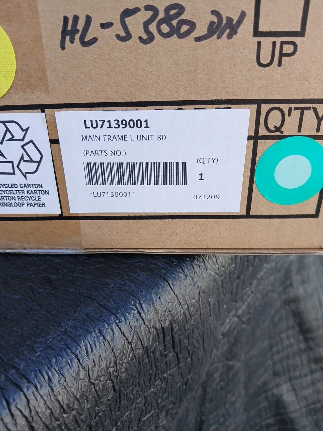 Main Frame L Unit 80 LU7139001 Zentral / Steuerungseinheit 5350 5370 5380 P4