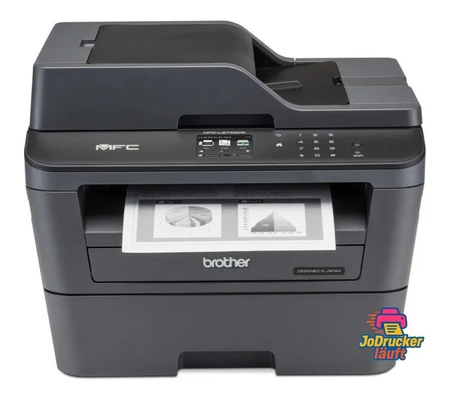 Brother MFC-L2740DW 4-in-1 S/W Laser Multifunktionsdrucker Dual Duplex ADF Wlan